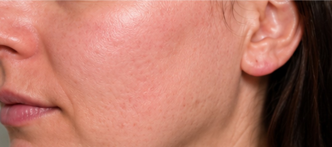 Microneedling: nach der Behandlung, Ergebnis 1